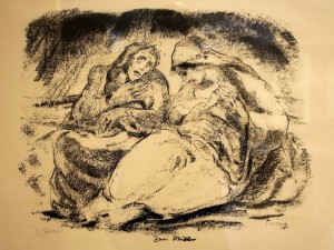 Josef Eberz, Zwei Mütter, 1915